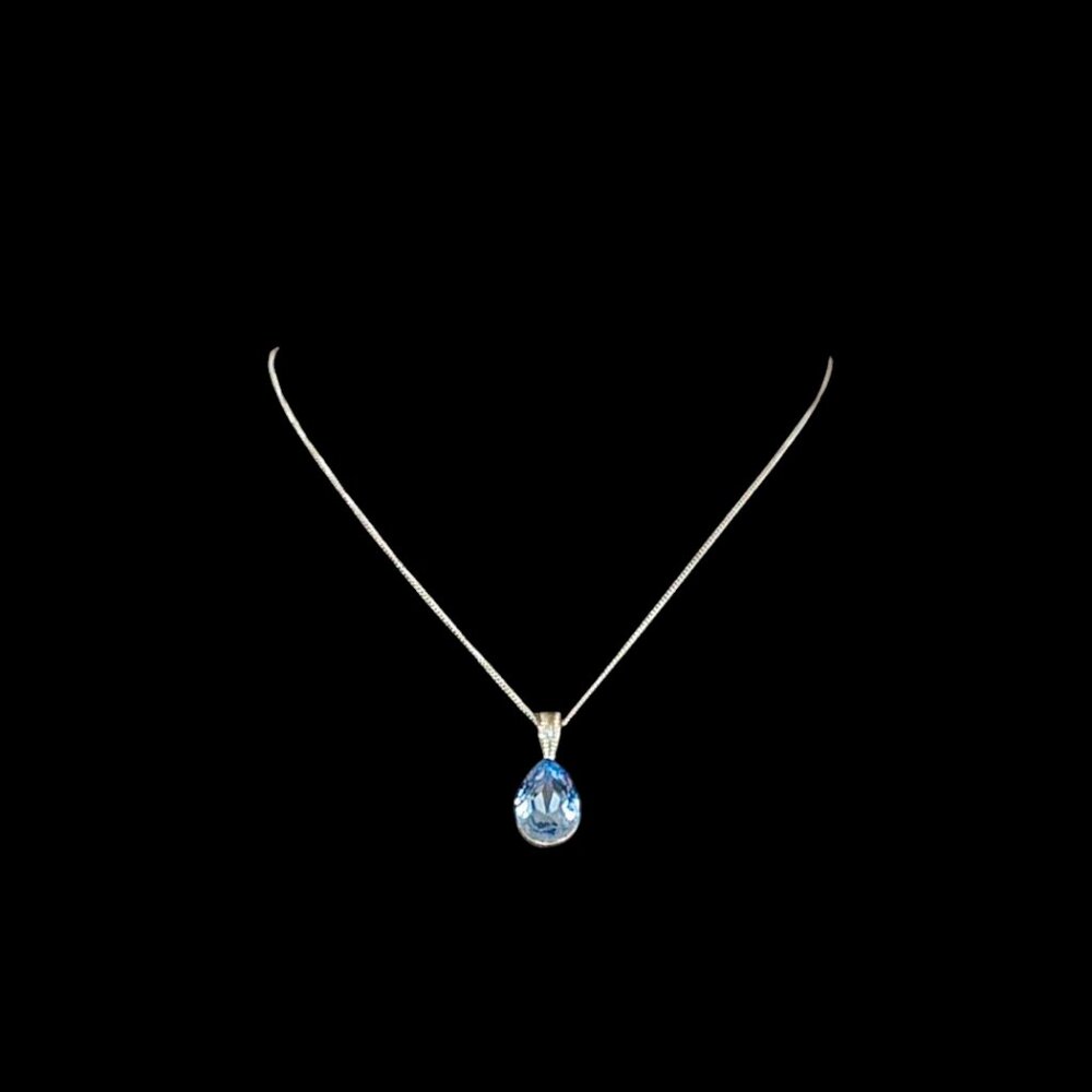 Jim Ball Pendant Light Sapphire Necklace